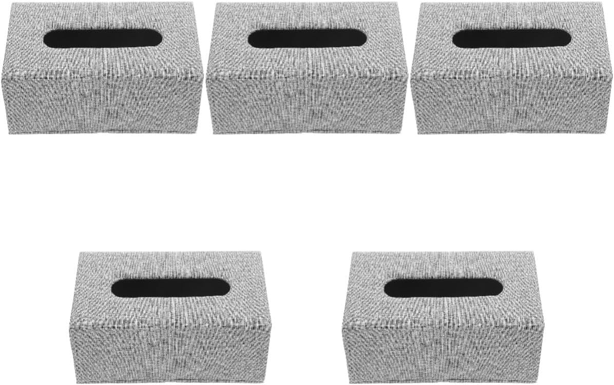Garneck Retro PU Leather Napkin Holder