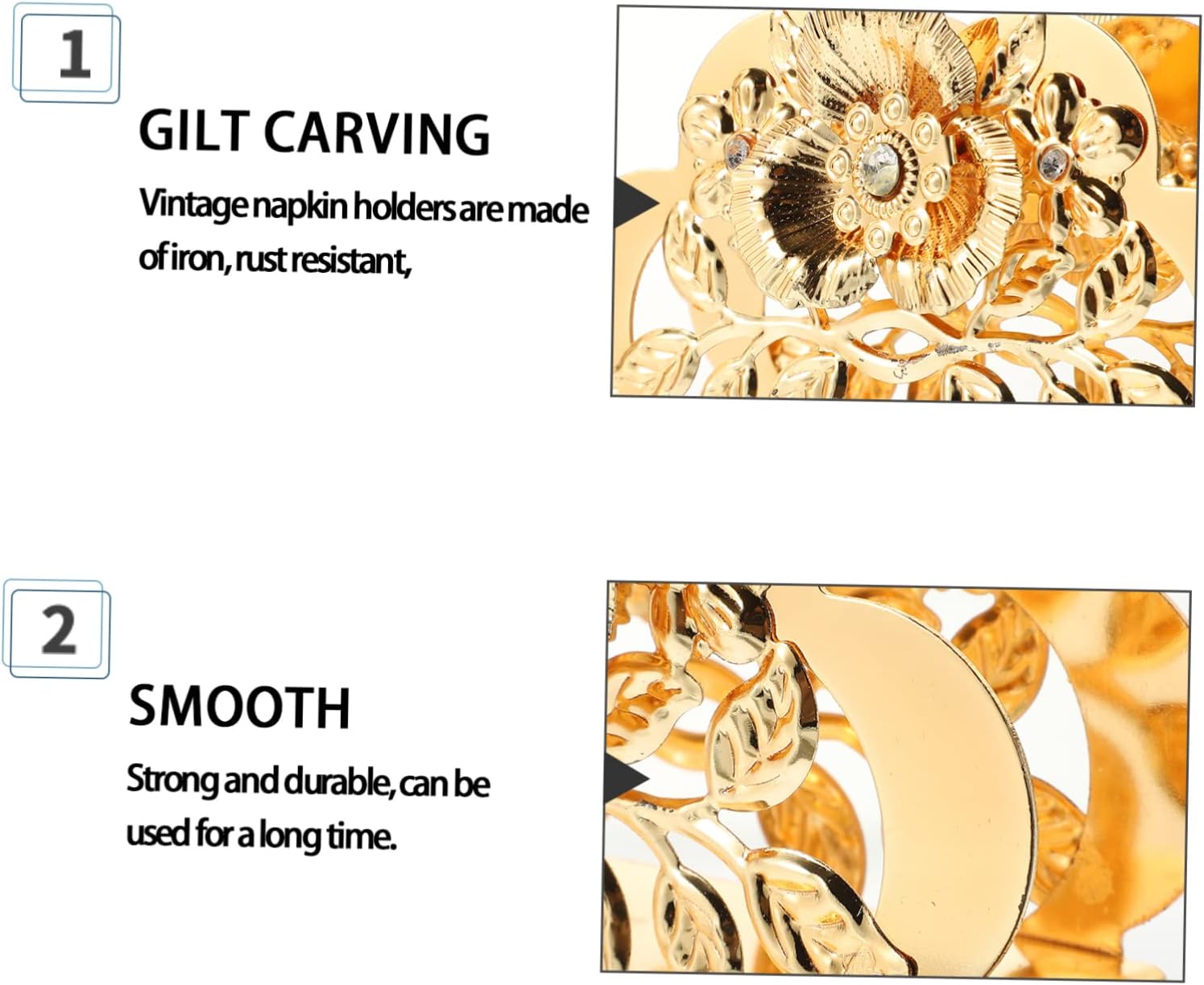 Golden Napkin Holder