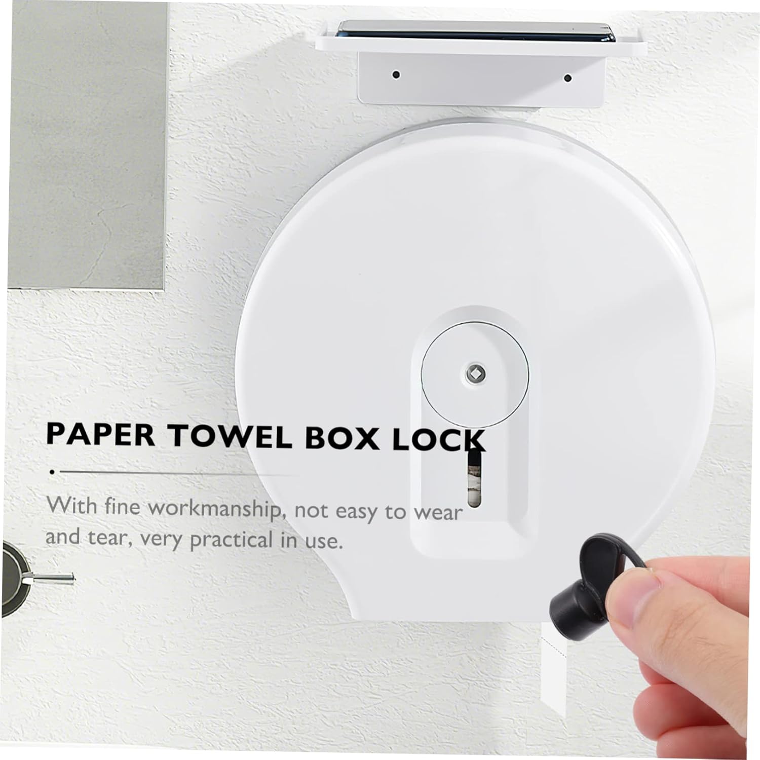 4-Pack Dispenser Key Set for Durable Compact Towels in Restrooms