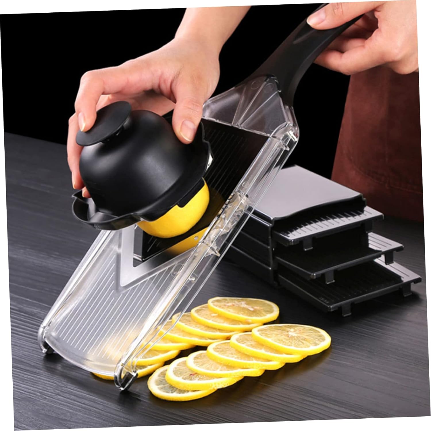 Effortless Lemon Slicer - Fruit Vegetable Chopper