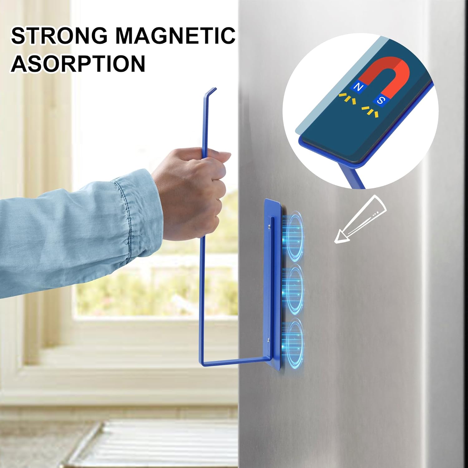 Magnetic Paper Towel Holder - Strong Durable