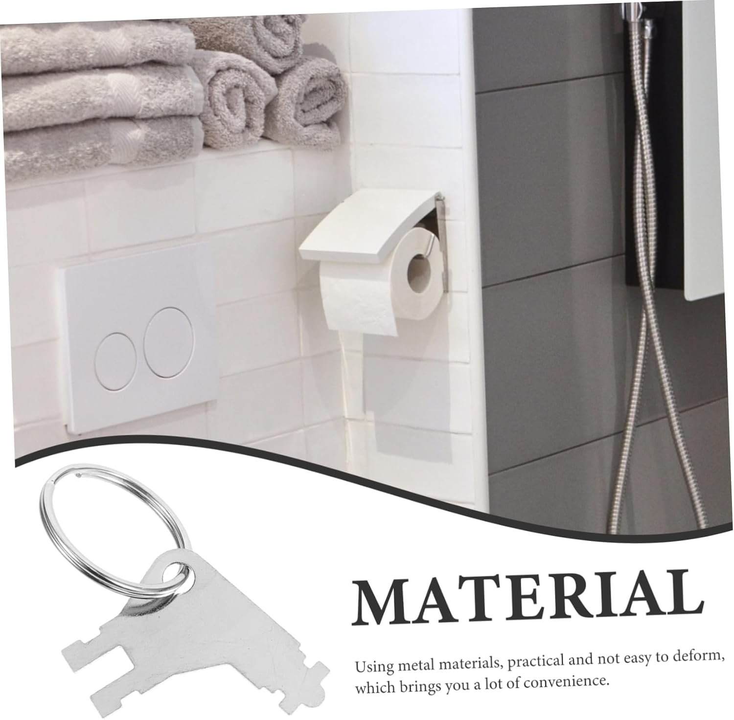 Sturdy 10-Pack Jumbo Roll Holder Key
