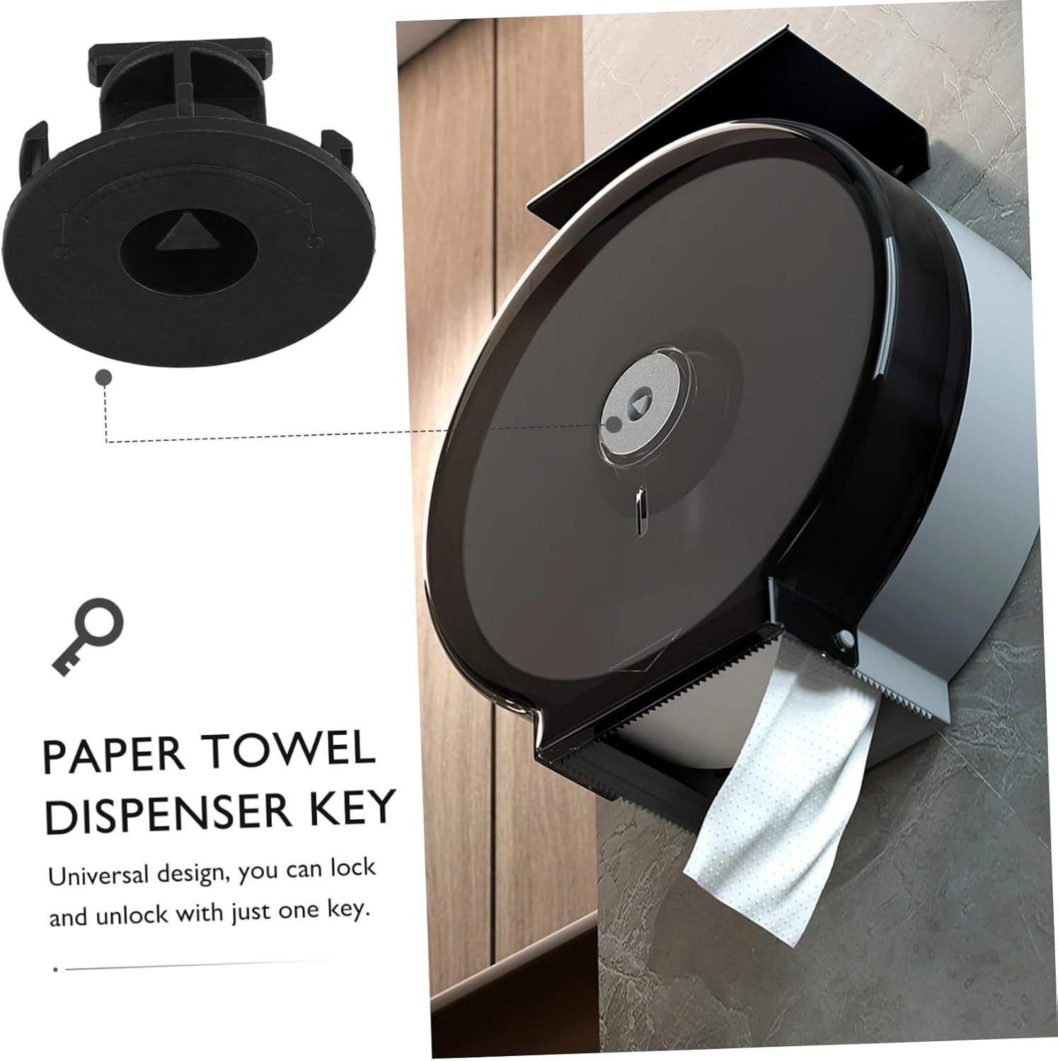 Ciieeo Paper Towel Dispenser Lock Replacement Commercial