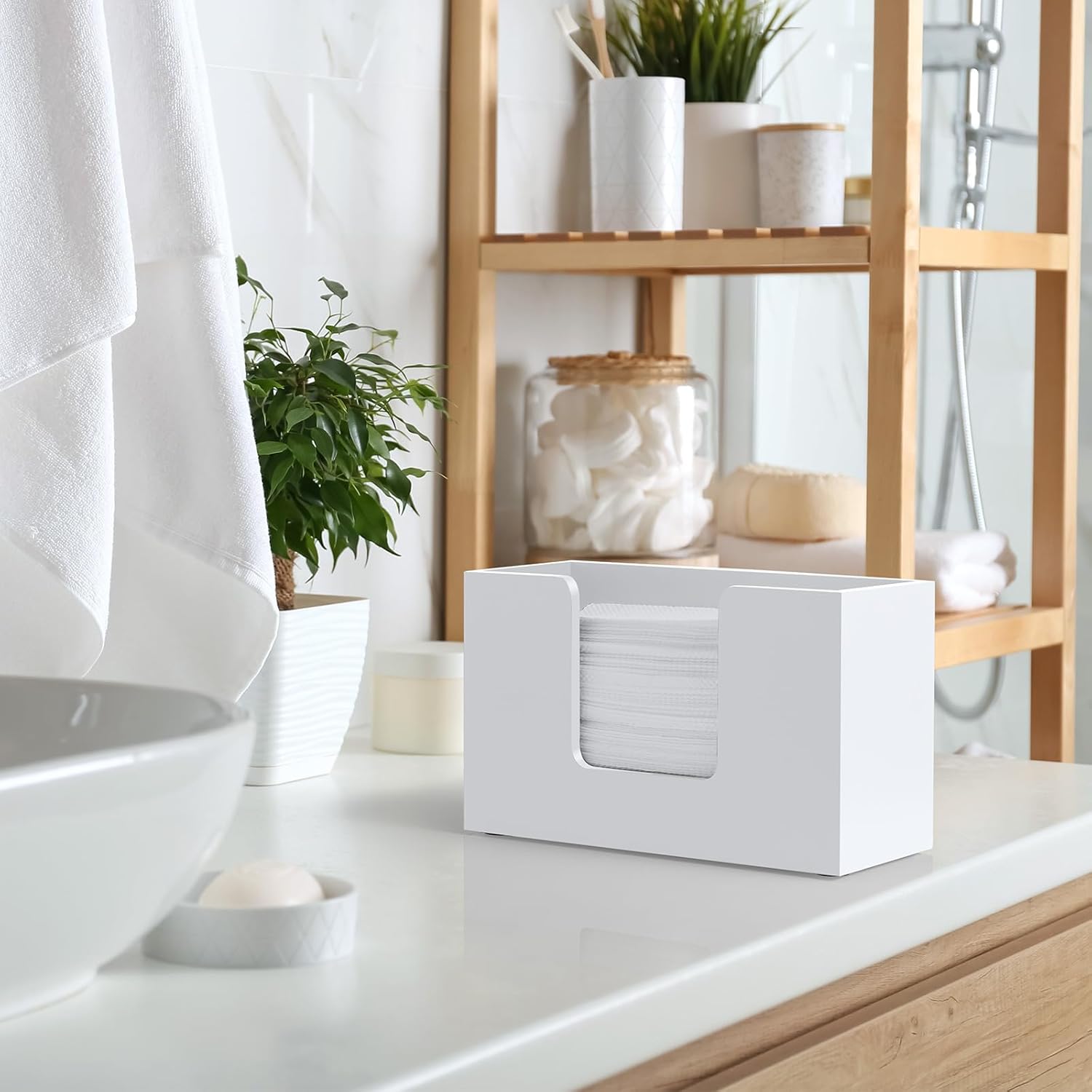 Weight-Strong Durable Bathroom Paper Towel Holder Bath Organizer
