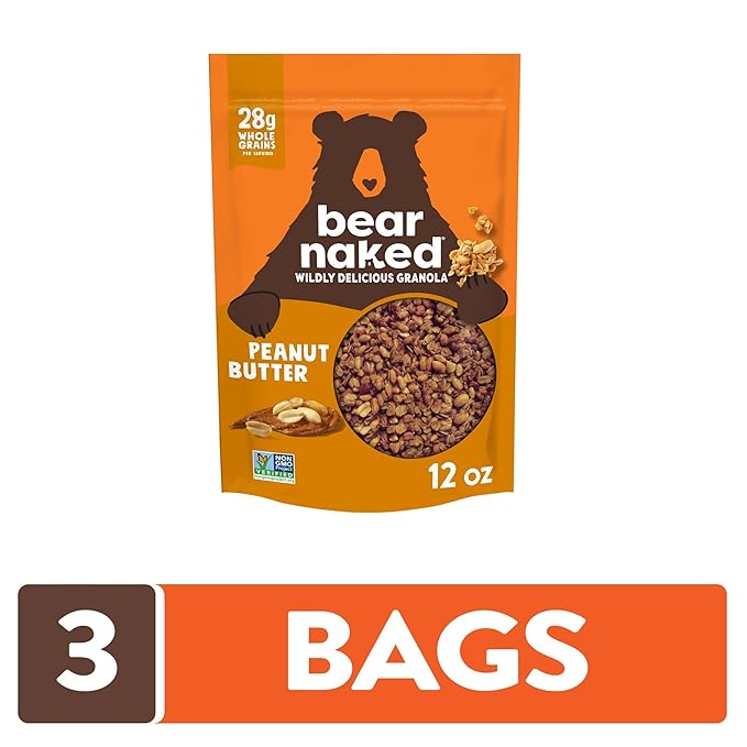 ★Bear Naked Peanut Butter Granola, 12oz, 3 Bags
$10.41 [$9.11] when you clip the 15% off coupon and check out with Subscribe & Save.
Walmart sells one bag for $4.37
This Amazon deal = one bag for $3.47 [$3.04]
CLICK HERE