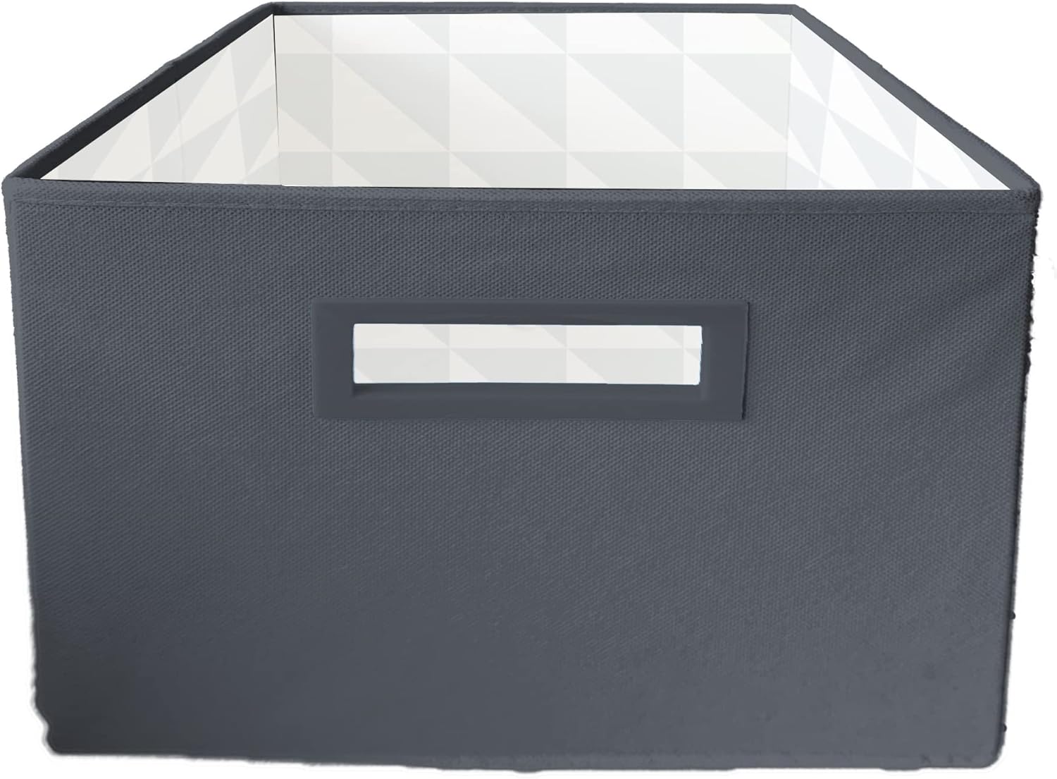 Superio Foldable Open Storage Basket Grey
