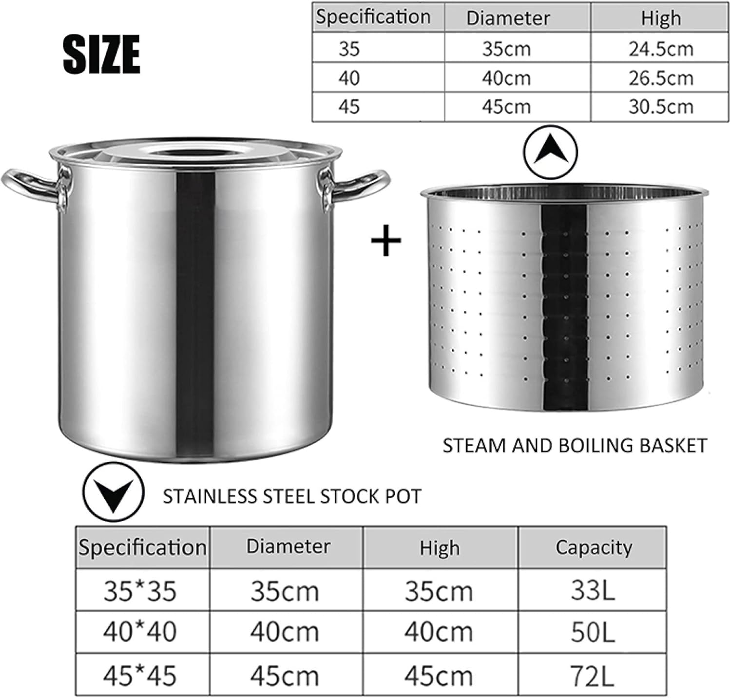 Versatile Commercial Stockpot for Seafood Cooking