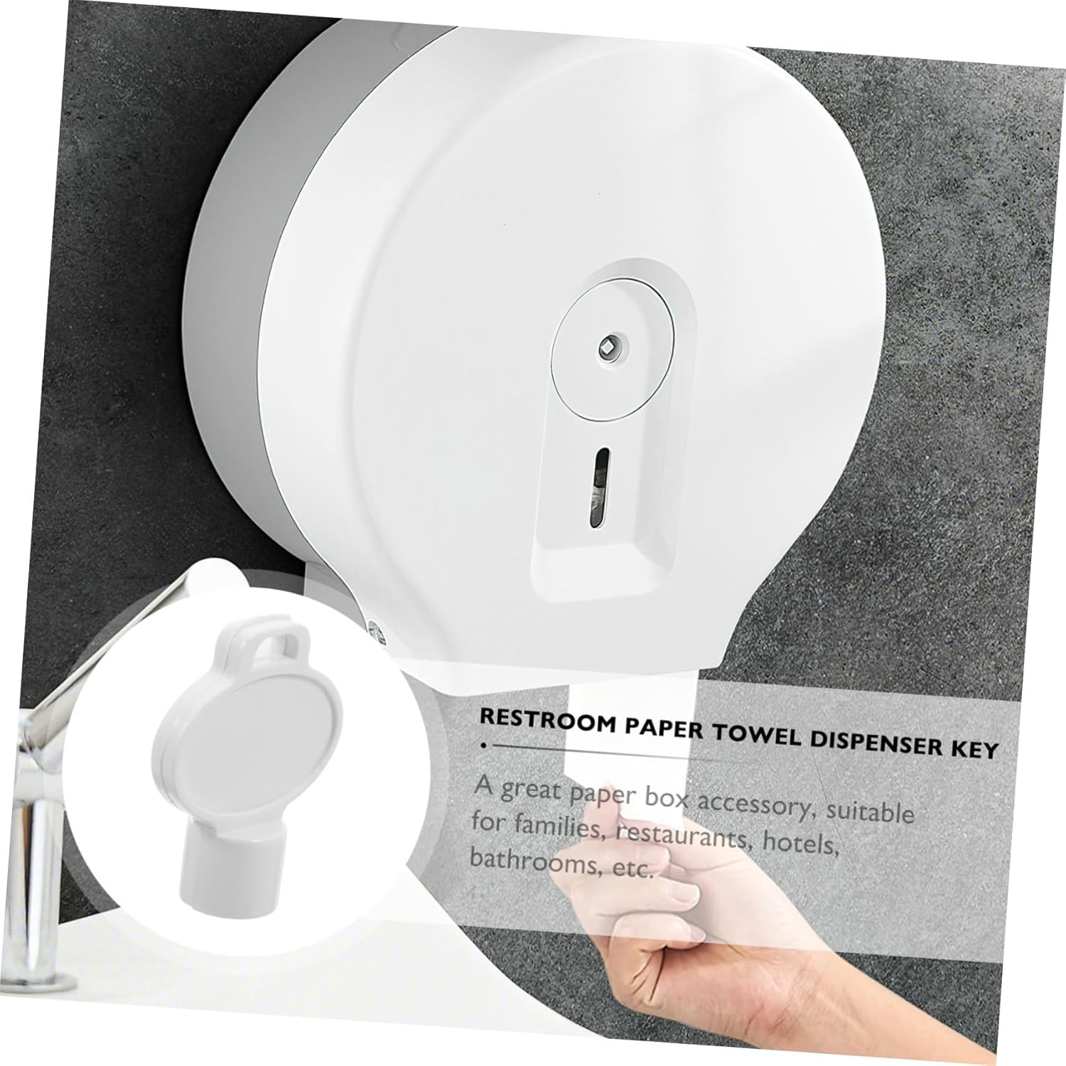 ULTECHNOVO Paper Towel Holder Key Dispenser
