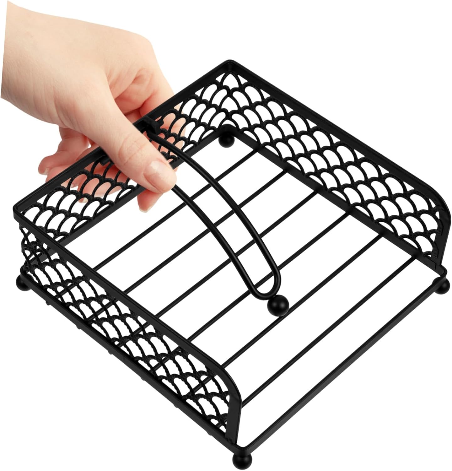 GRIRIW Napkin Holder Weighted Arm Square