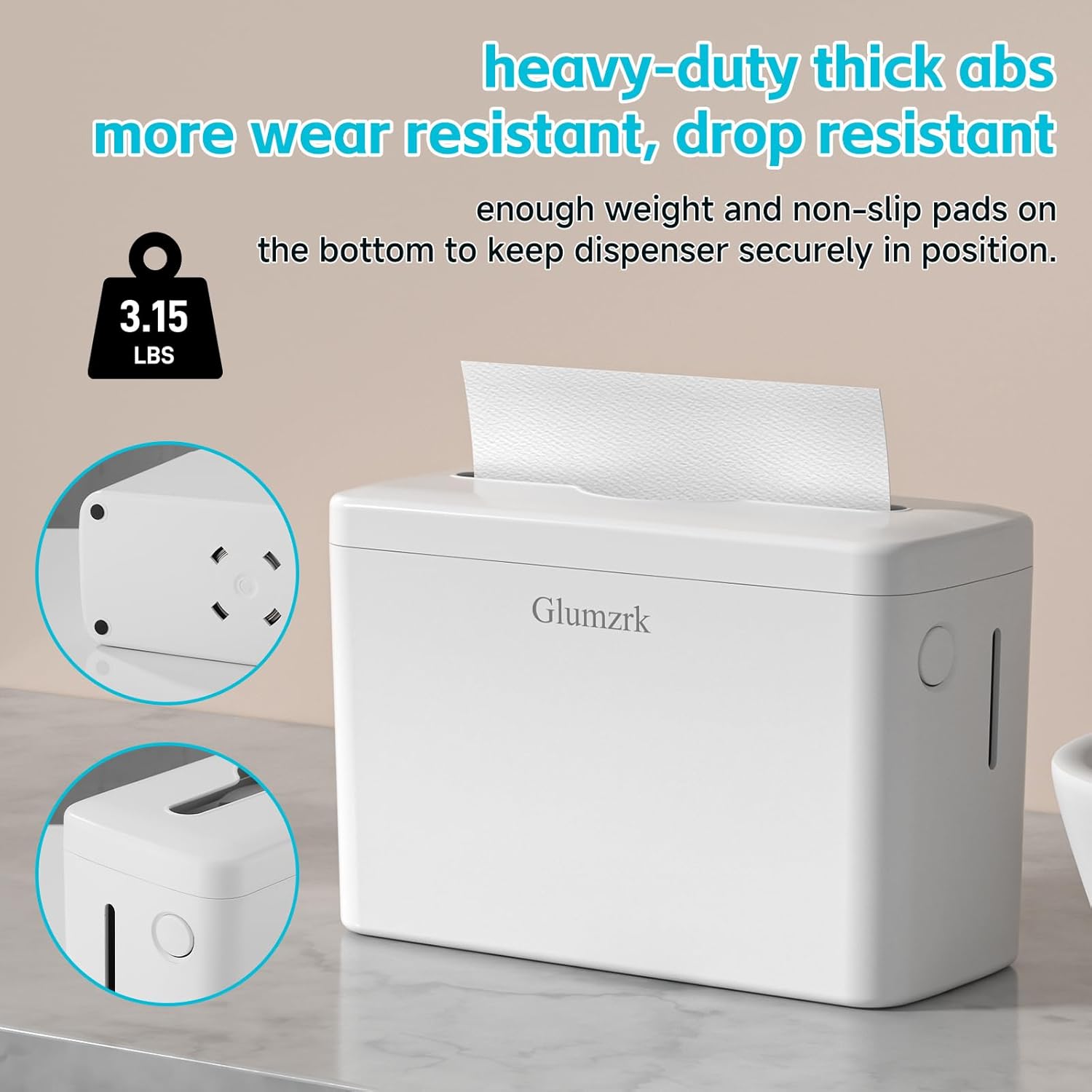 Glumzrk Multi-Fold Paper Towel Dispenser