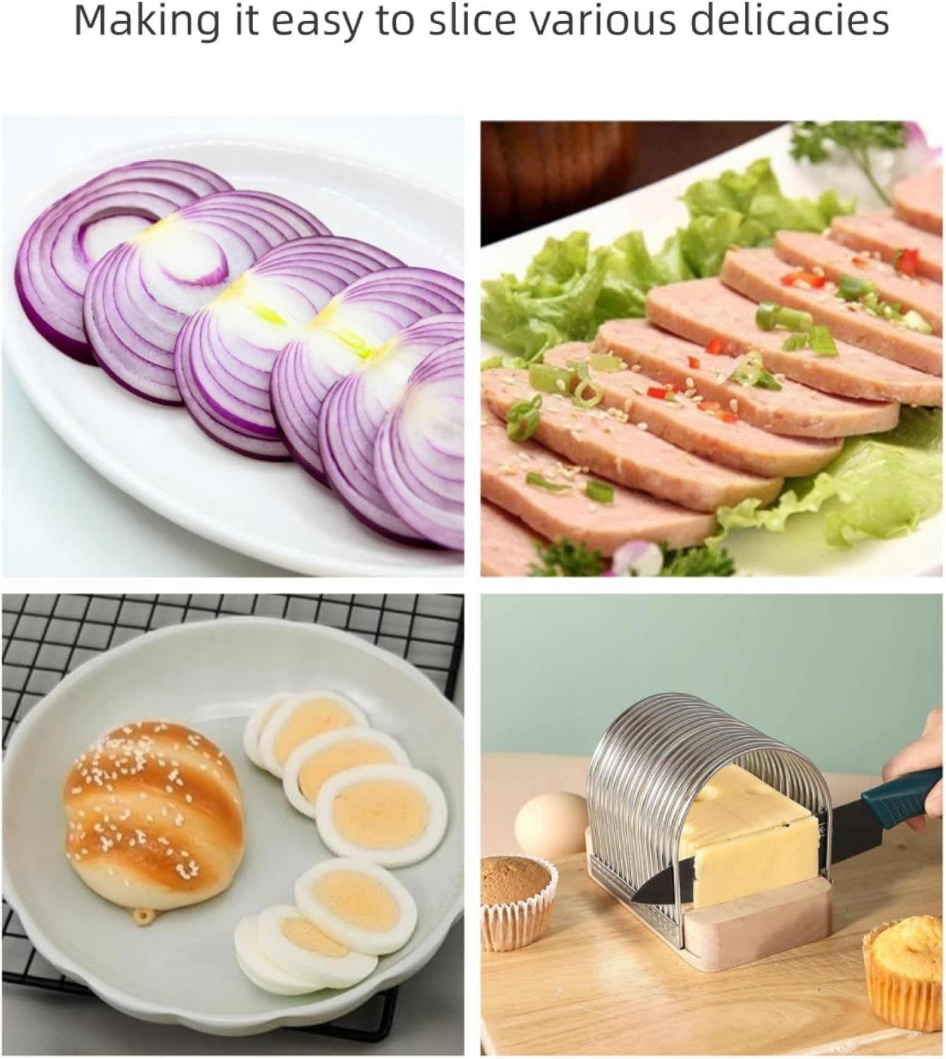 Stainless Steel Vegetable Slicer Durable Sharp for Home BBQ