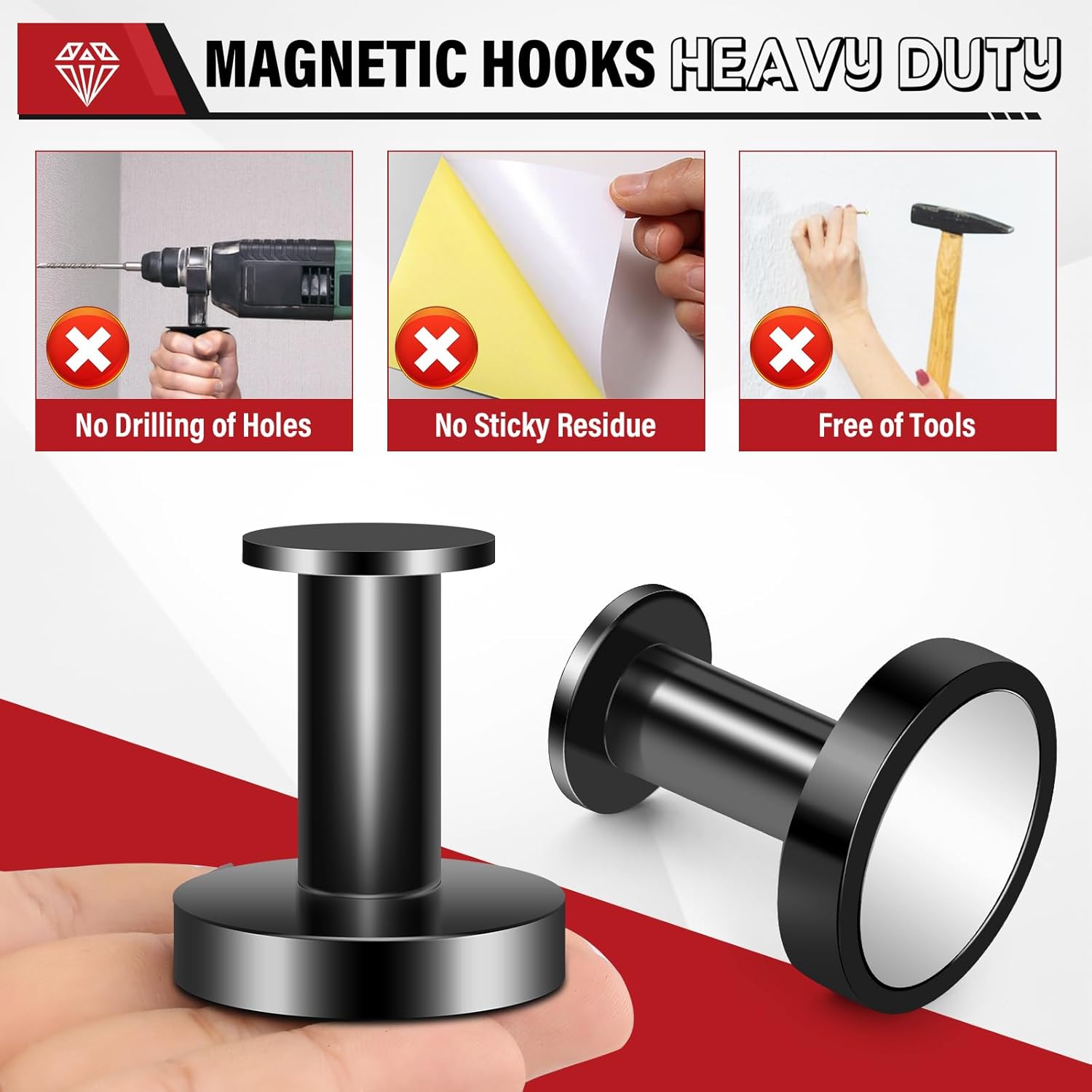 Sturdy Magnetic Hangers for Cruise Cabins and More