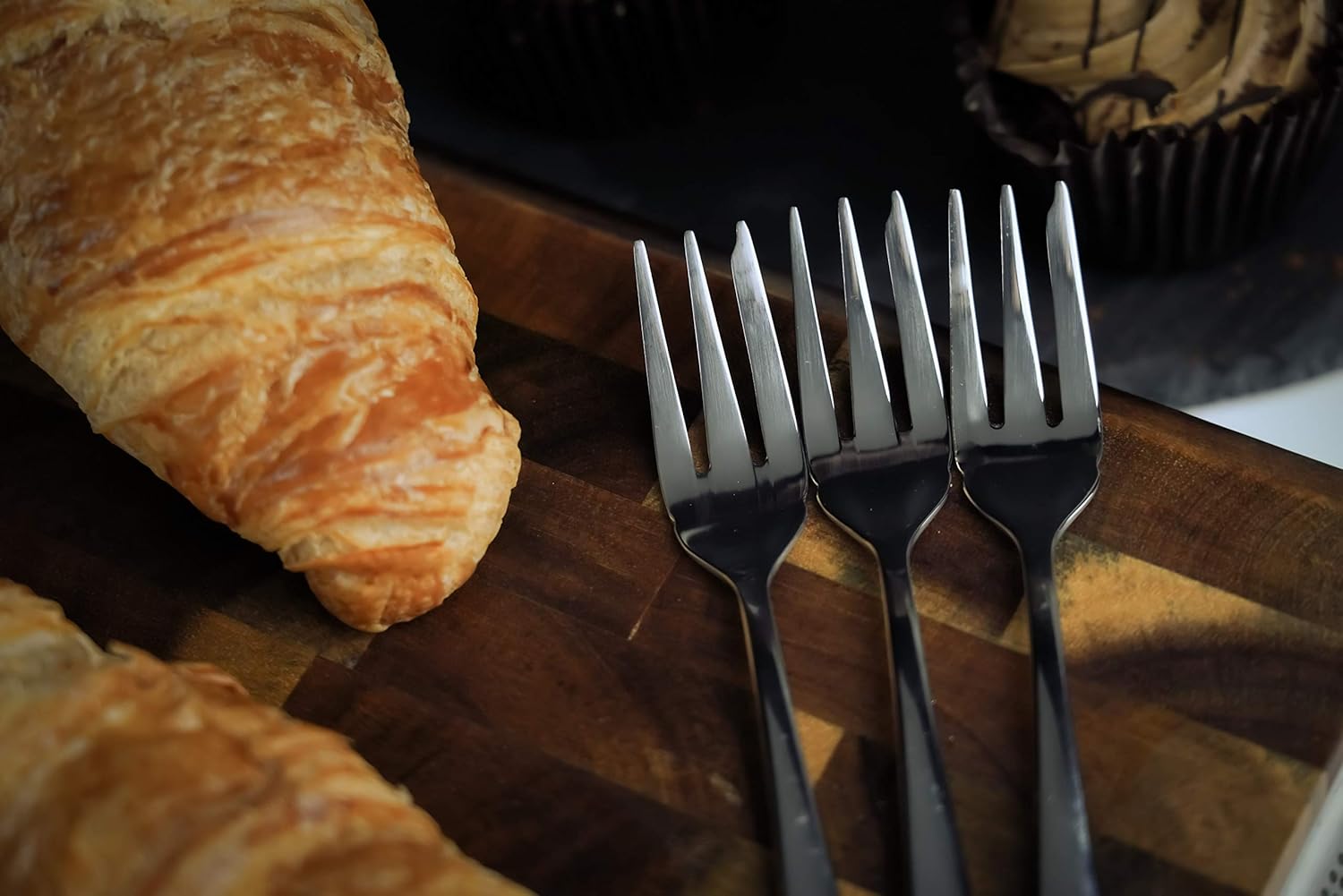 Grunwerg Windsor Carded 12-Piece Silver Pastry Fork Set