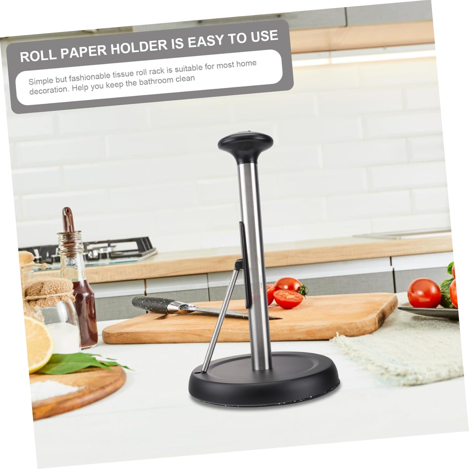 Sturdy Roll Paper Towel Holder Easy to Use