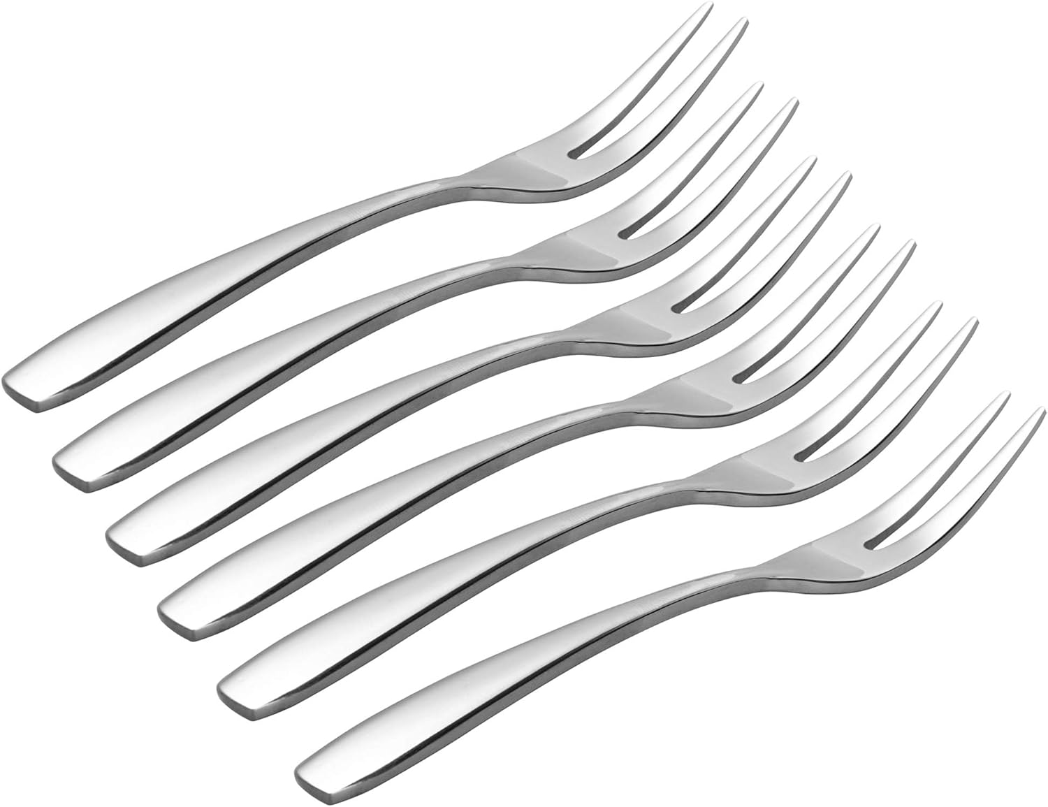 Premium 188 Stainless Steel Mini Cocktail Forks for Appetizers