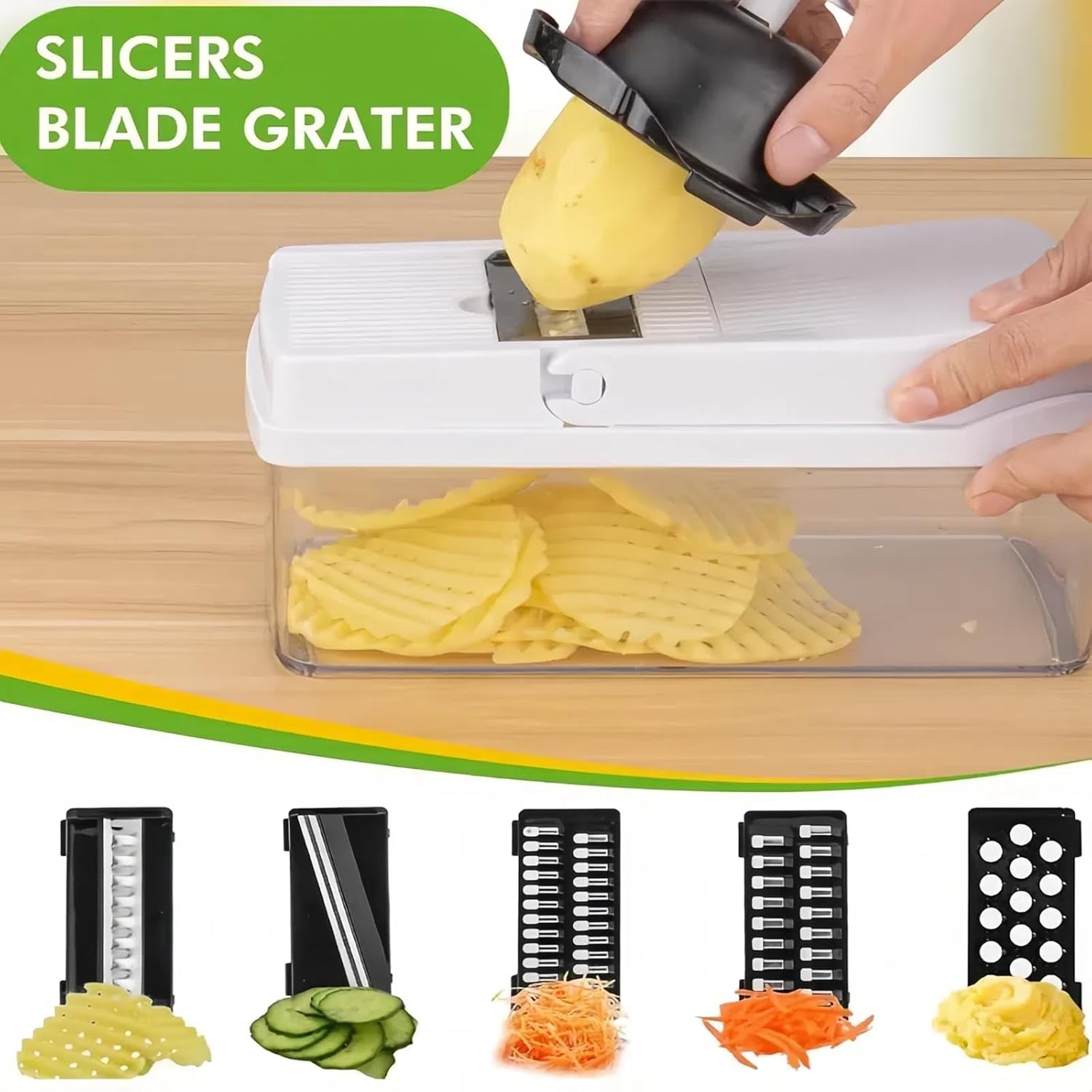 Lifeeverkeep 22-in-1 Multifunction Vegetable Chopper