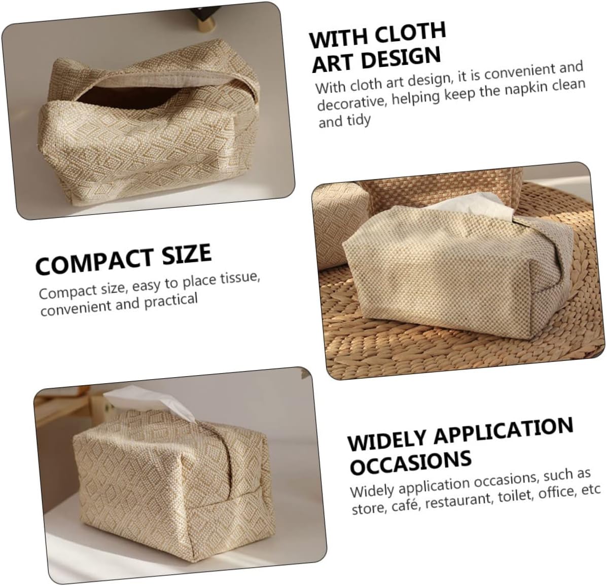 STOBAZA Handy Napkin Holder - Creative Tissue Box with Creative Design