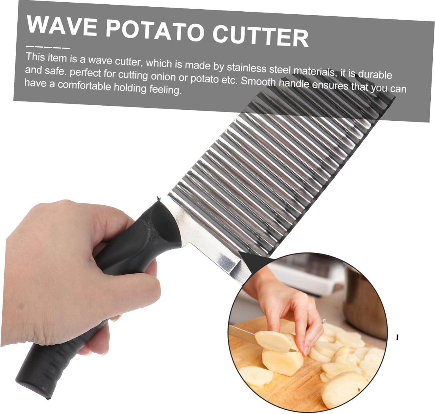 Potato ShredderCrusher Stainless Steel Ideal for Cooking Kitchen Uses