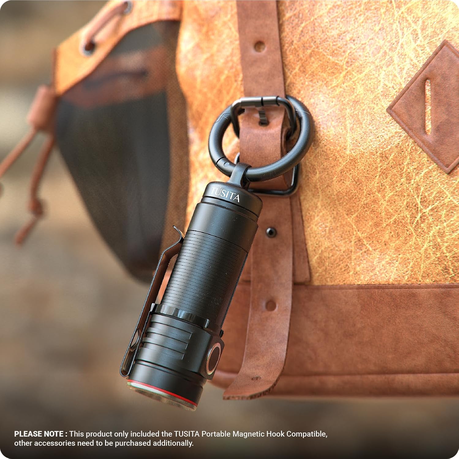 TUSITA Magnetic Hook for Olight NEBO Flashlights - Compact Reliable