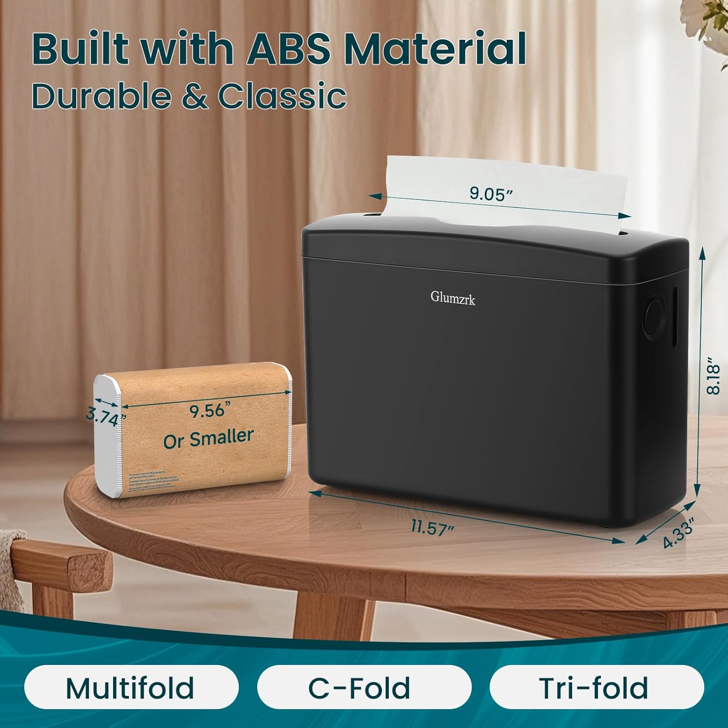 Compact Countertop Towel Dispenser - Effortless_paper Towel Management