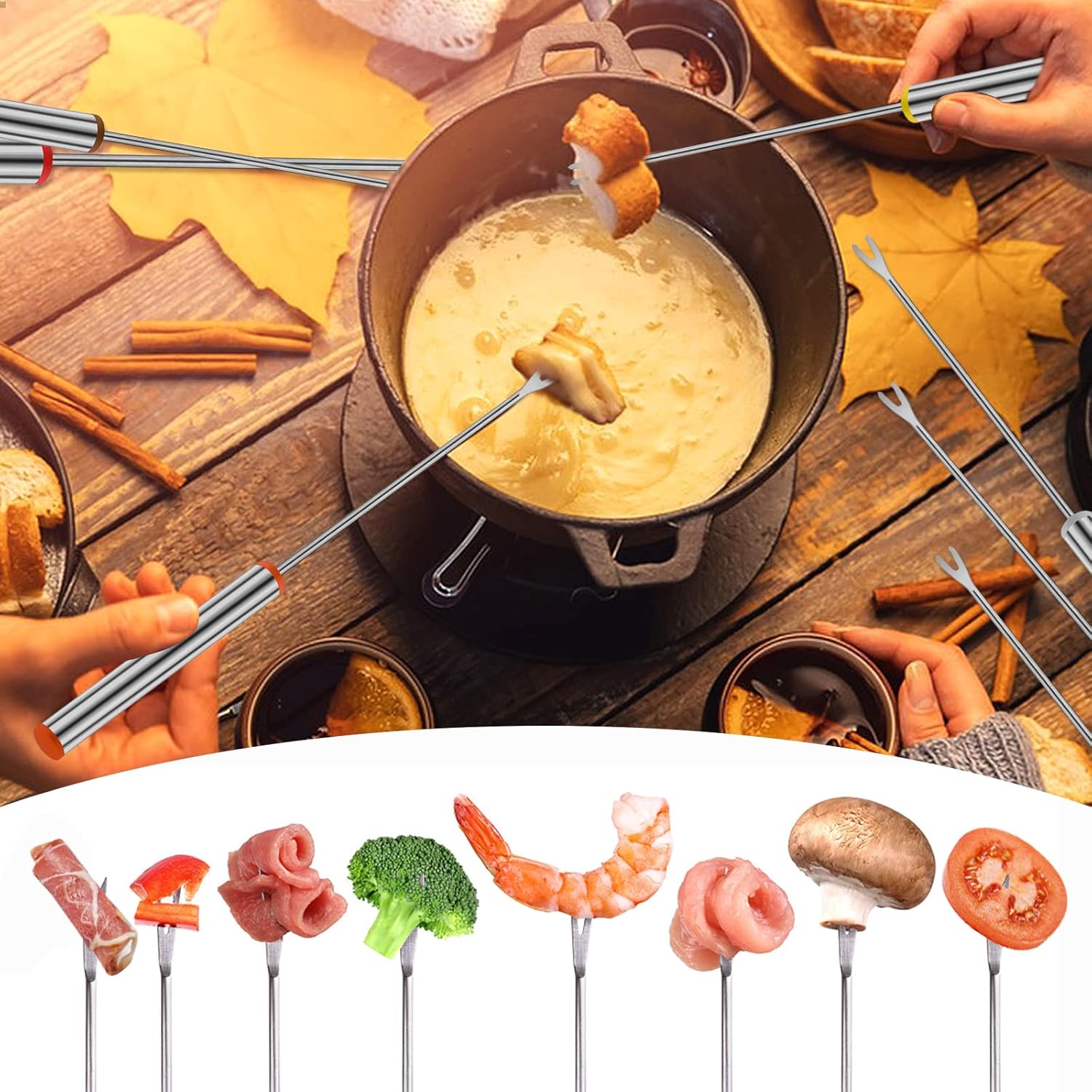 Stainless Steel Fondue Forks