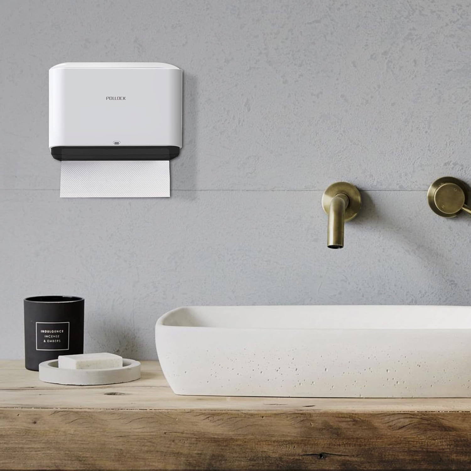 Compact Multi-fold Wall-Mounted Clinical Hand Towel Dispenser