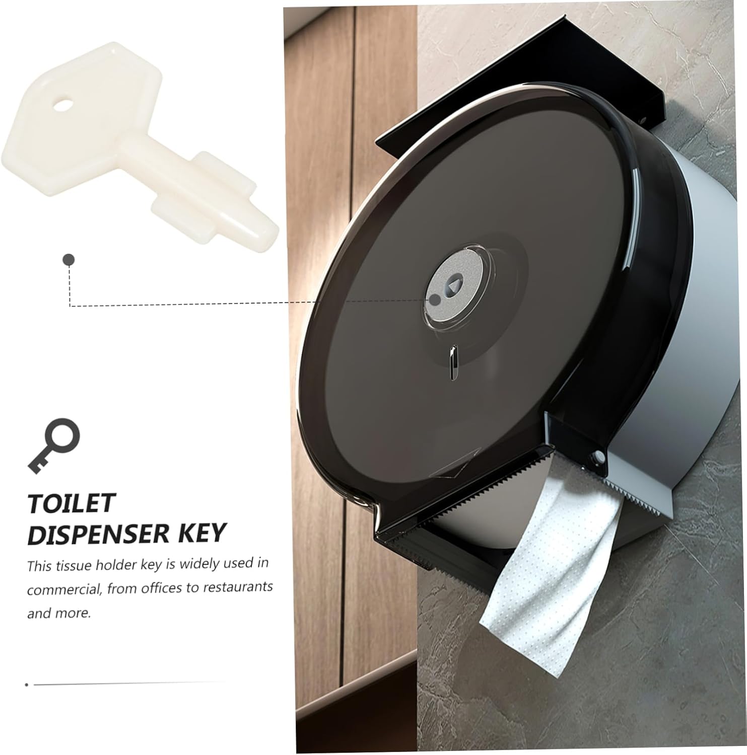 IMIKEYA Commercial Toilet Dispenser Key