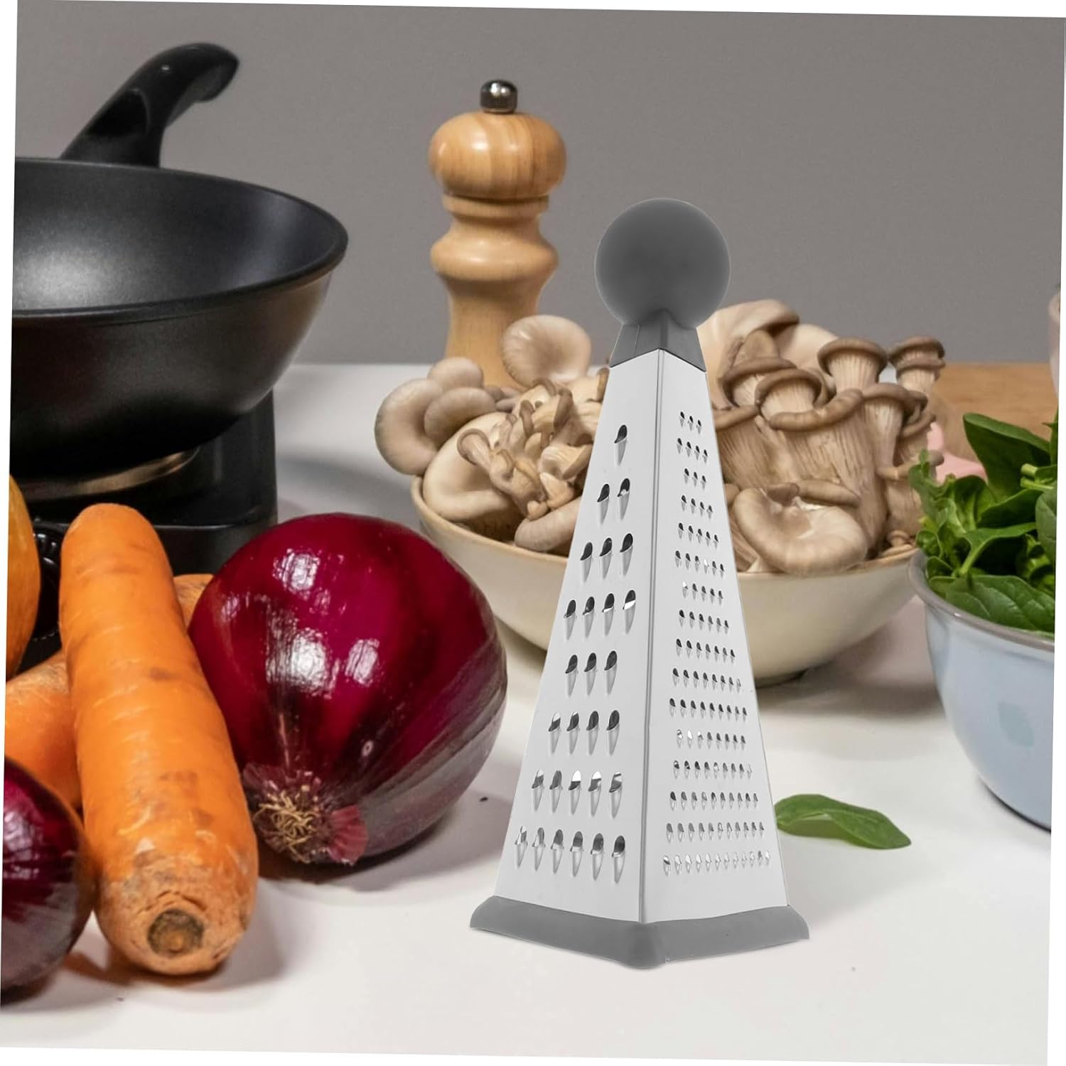 COLLBATH Efficient Kitchen Tool Cheese Vegetable Grater Stainless Steel Box Easy to Clean