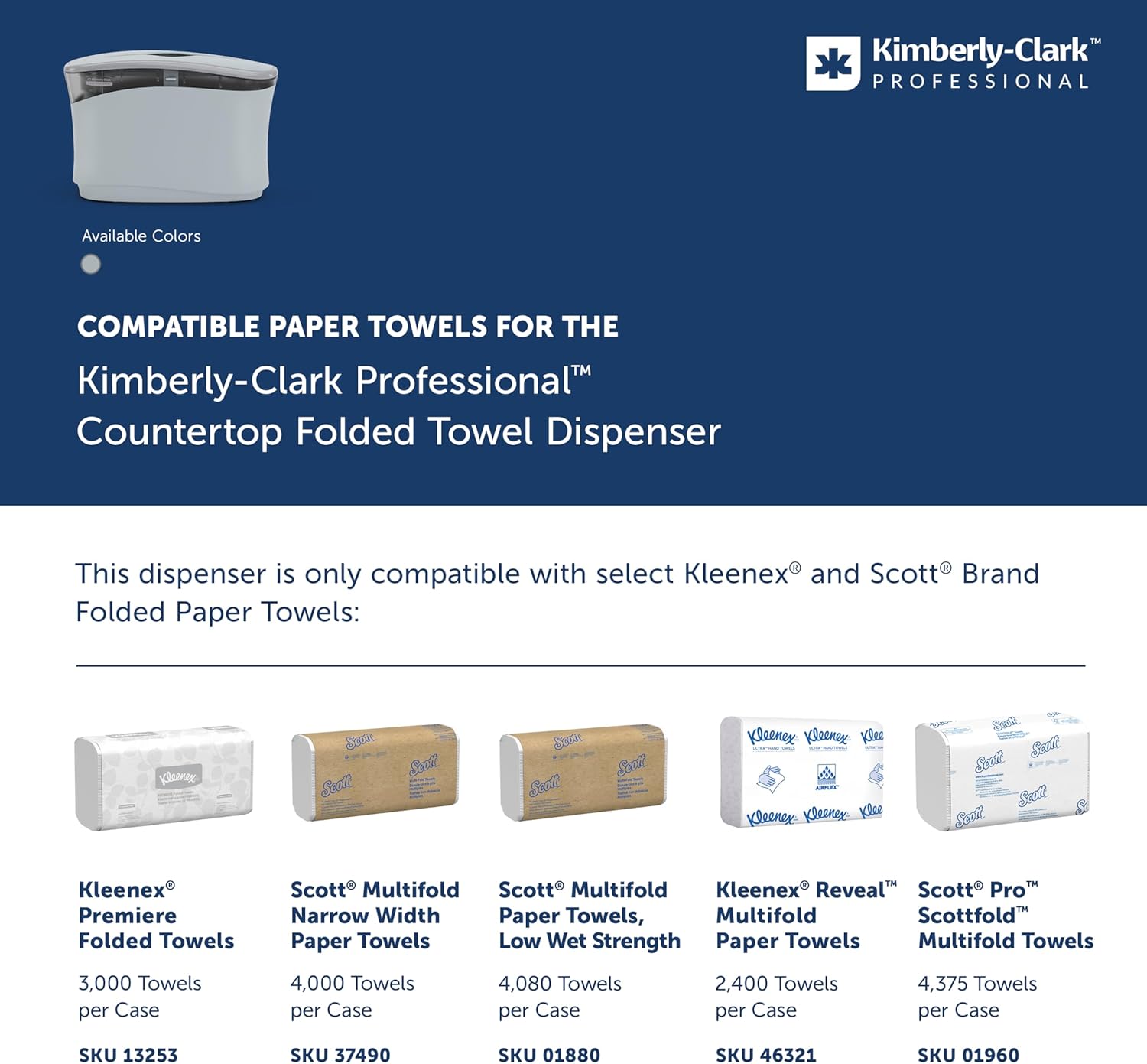 Compact Countertop Paper Towel Dispenser
