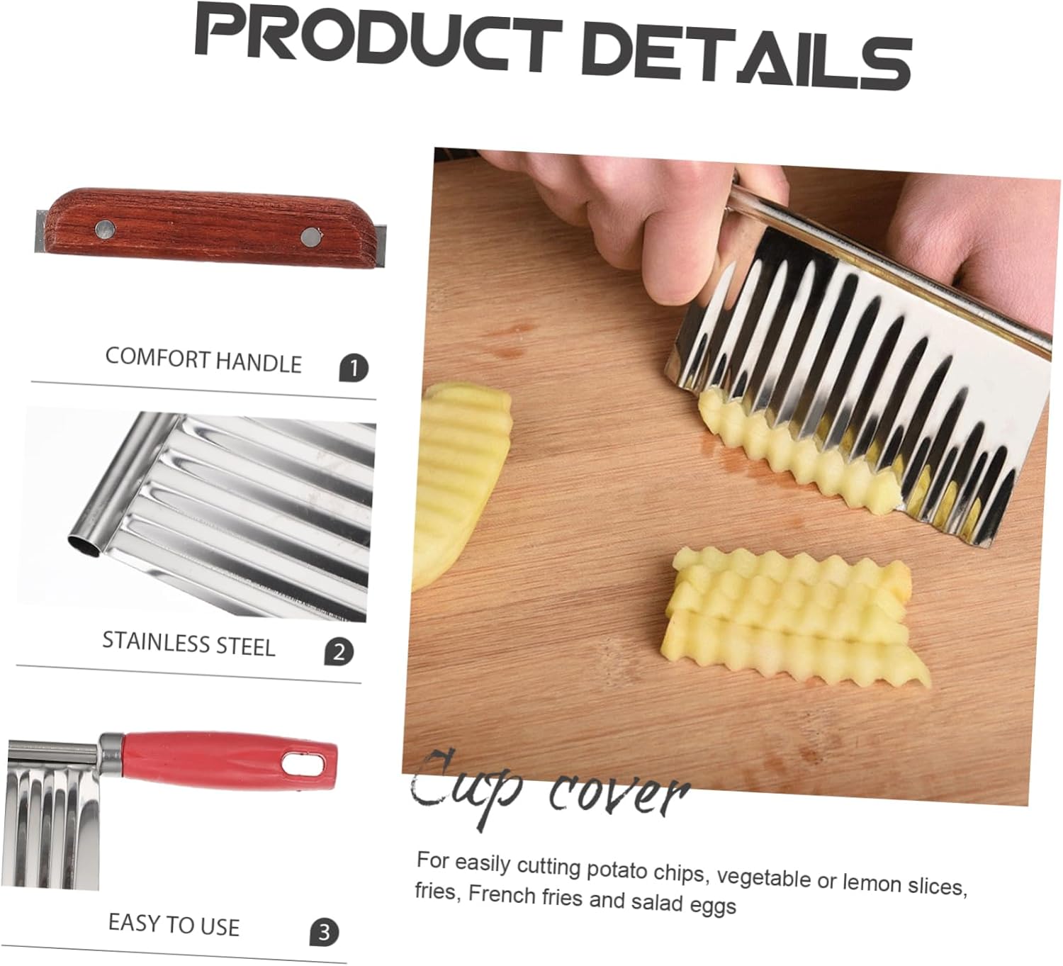Potato Chopper Knife Set Effortless Slicer
