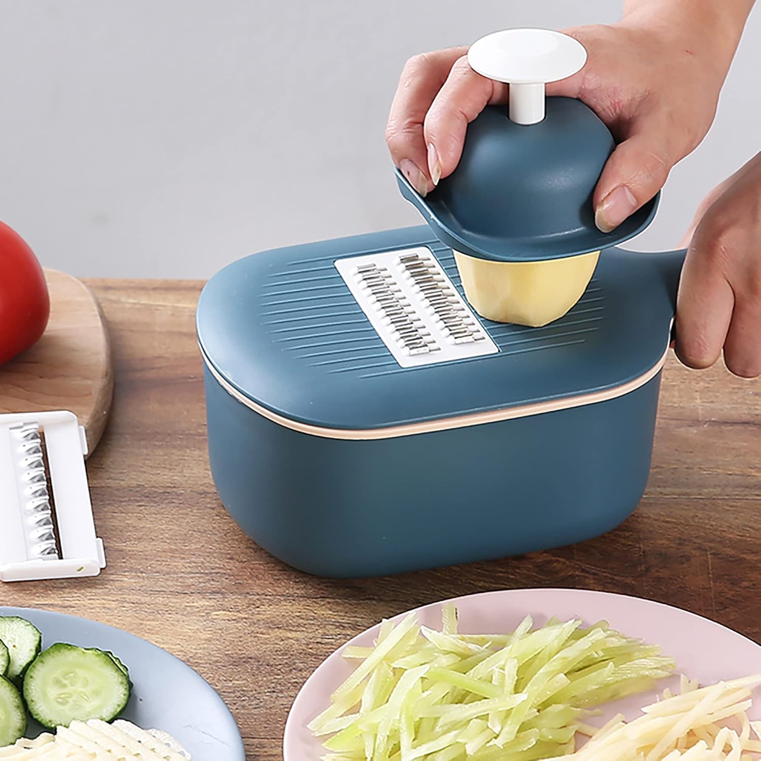 Anvirtue Kitchen Vegetable Chopper Multifunctional Dicer