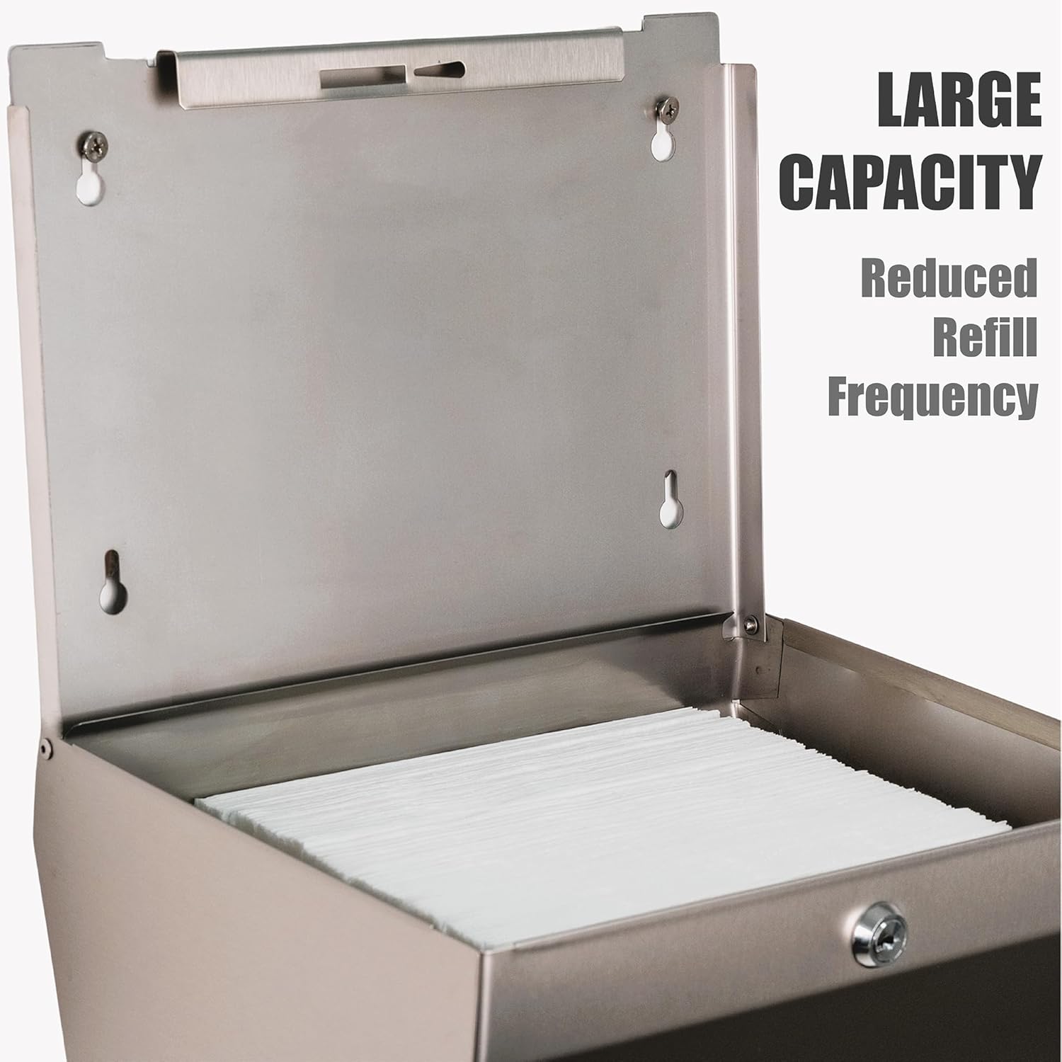 304 Stainless Steel Wall-Mounted Commercial Paper Towel Dispenser