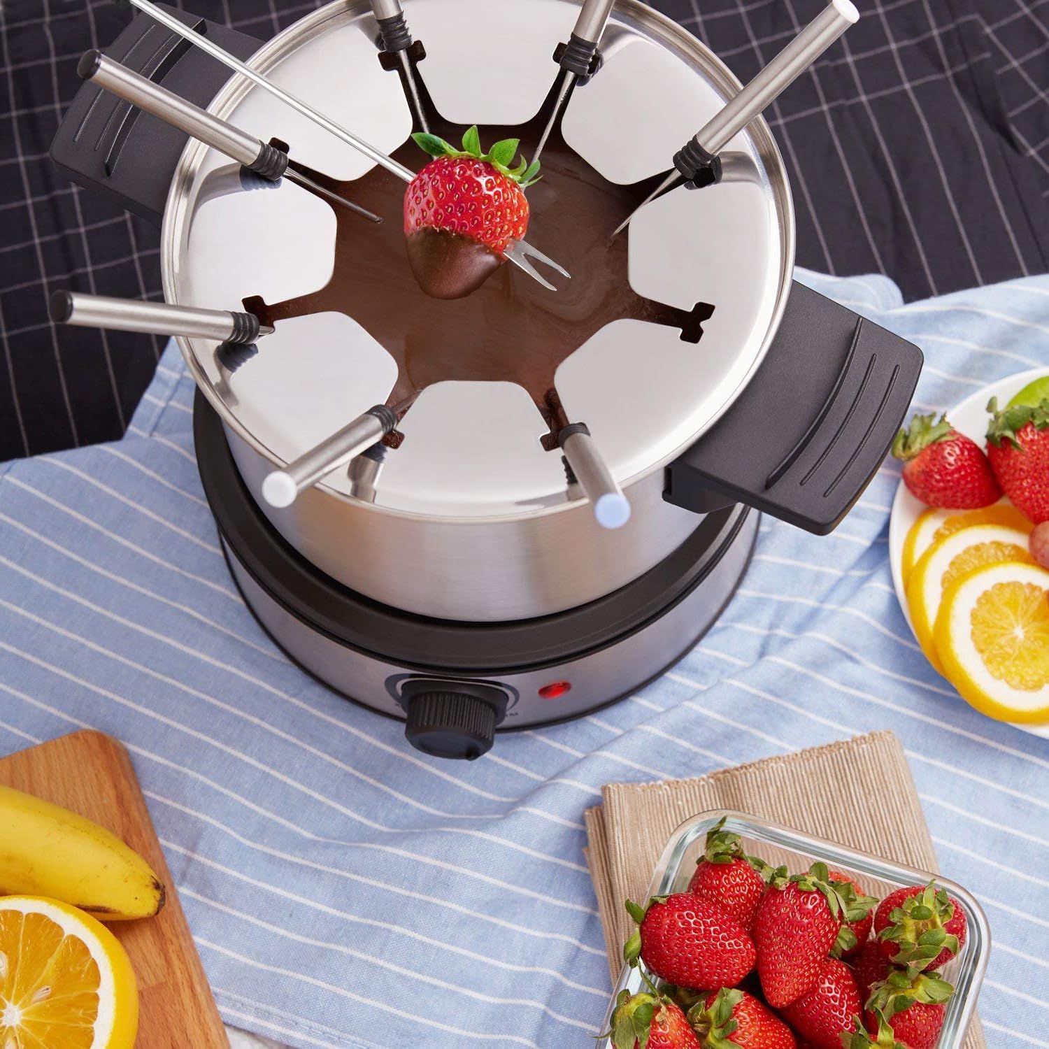 24pc Color Coded Fondue Forks Set