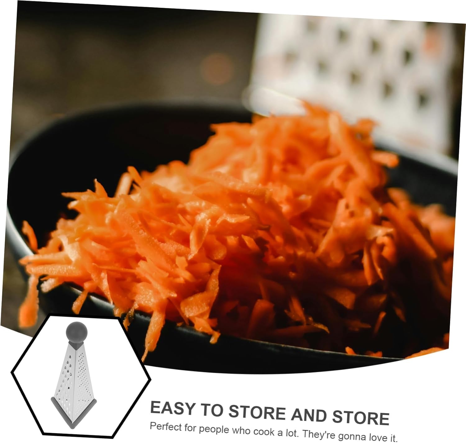 Multifunctional Kitchen Grater Set with 4 Sides