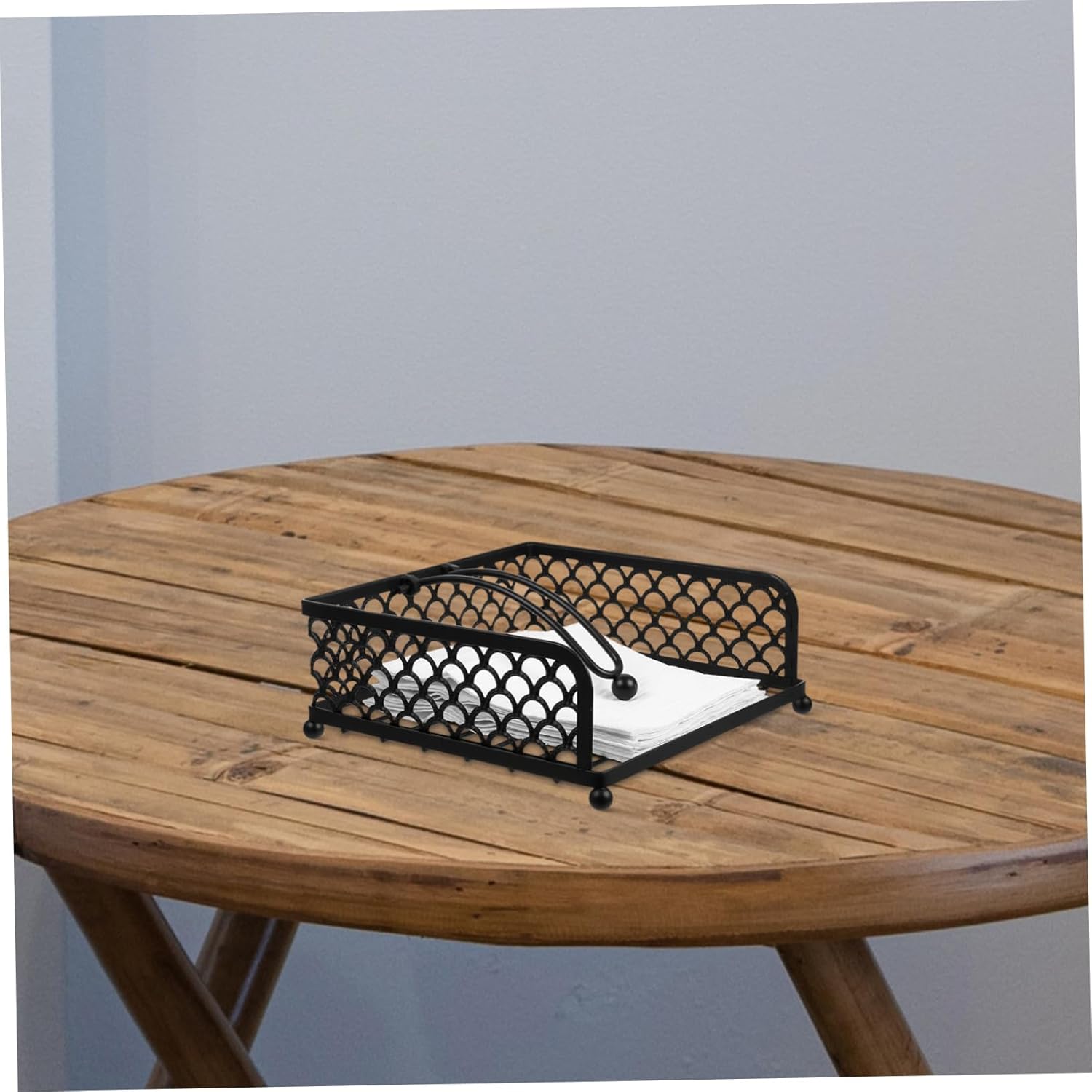 GRIRIW Napkin Holder Weighted Arm Square