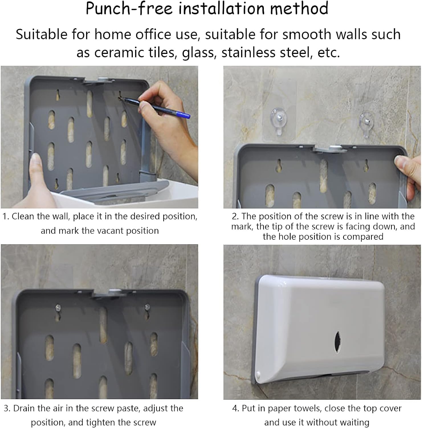 Wall-Mounted Paper Towel Holder