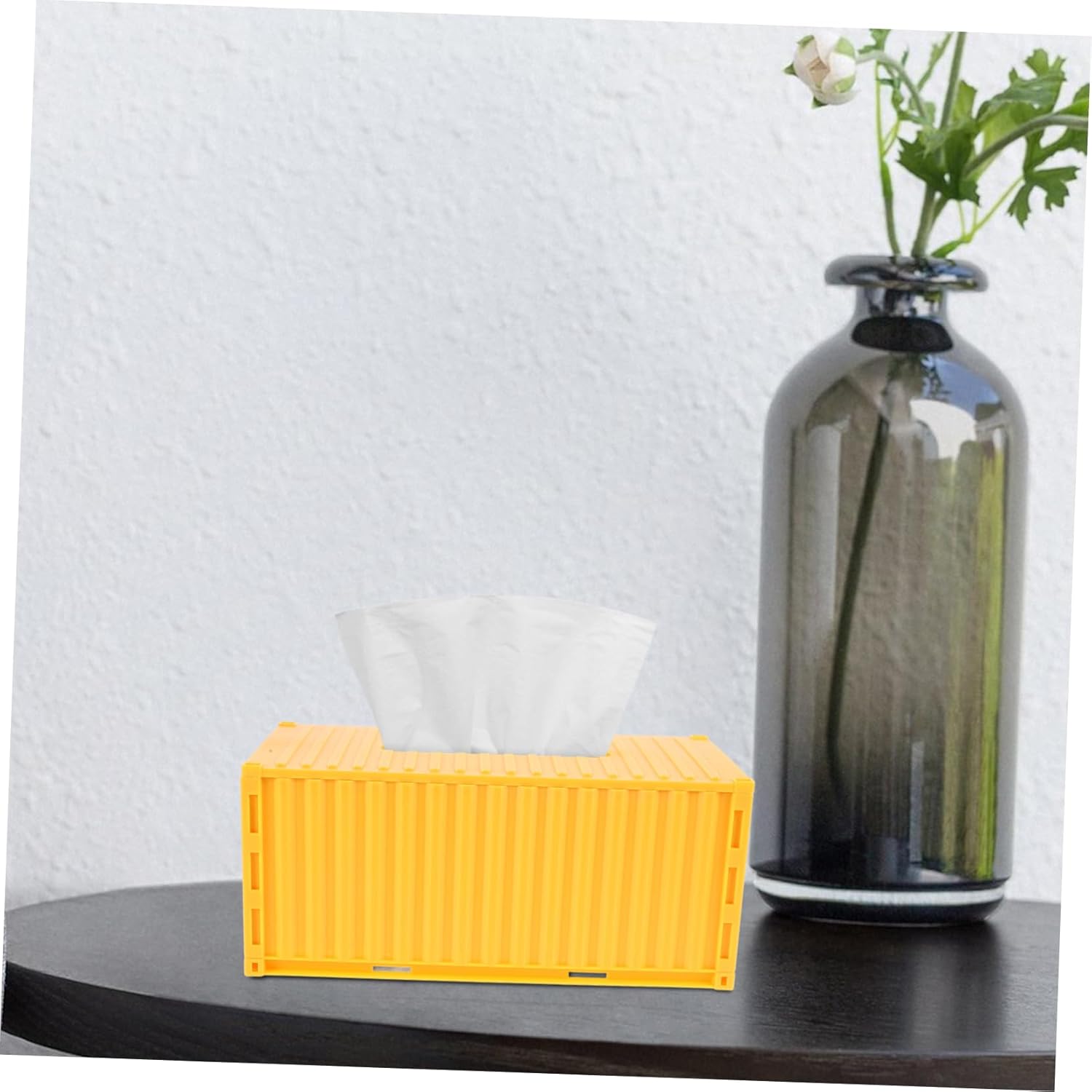 Vivid Shipping Container Tissue Box Cover Travel Wipes Case