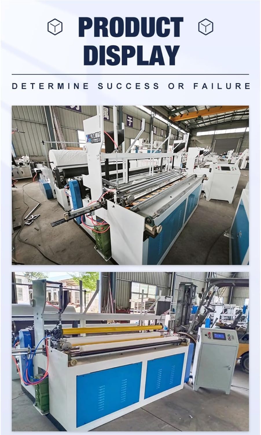 High-Speed Toilet Tissue Rewinding Machine with Custom Options