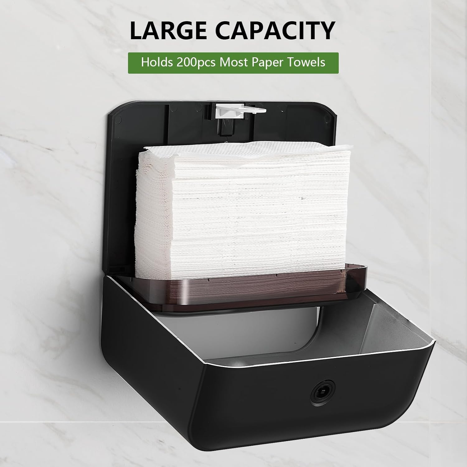 Modundry Wall-Mounted Paper Towel Dispensers with Smart Lock Adhesive No Drilling