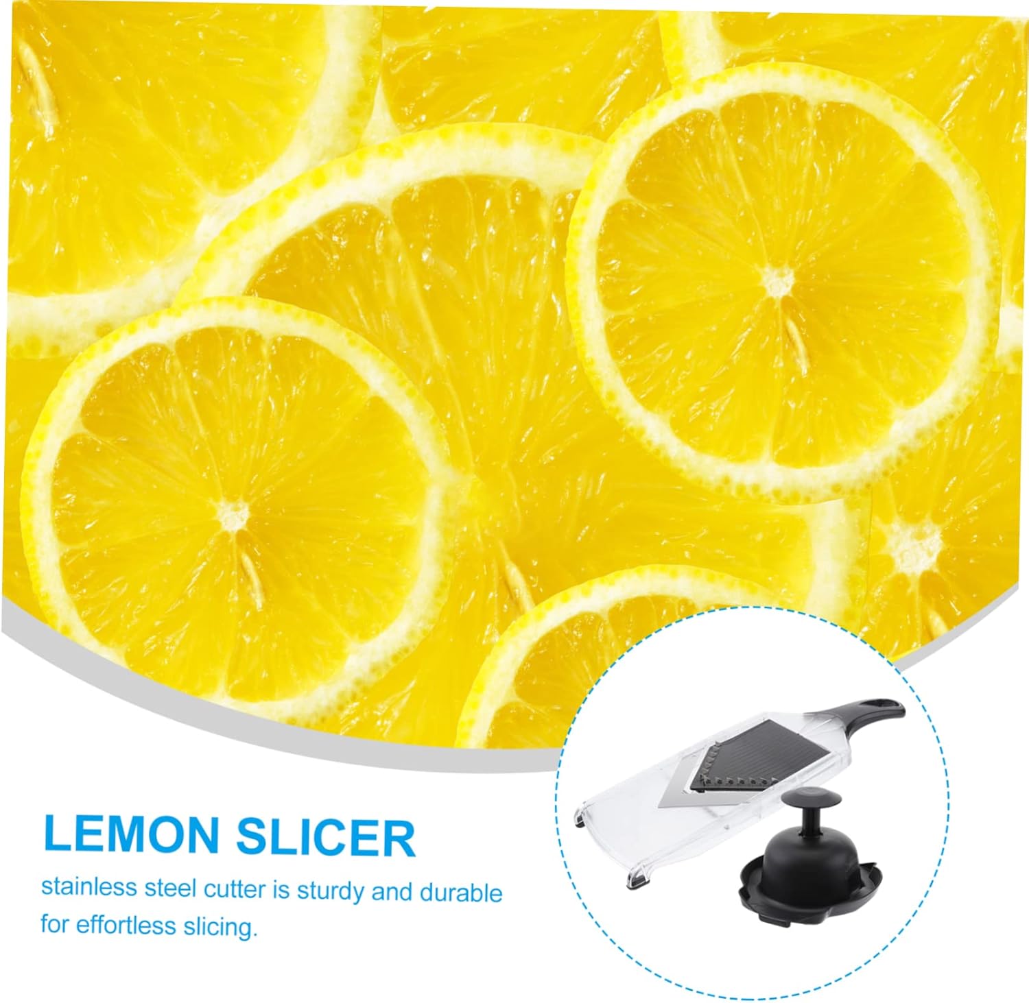 Effortless Lemon Slicer - Fruit Vegetable Chopper