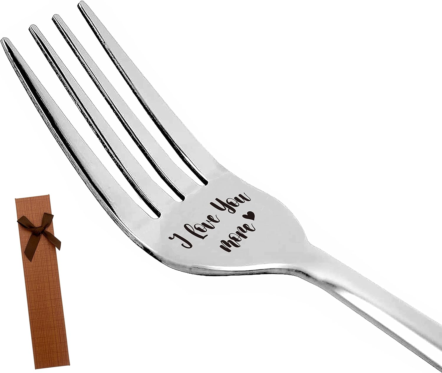 I Love You More Love Stainless Steel Fork Gift