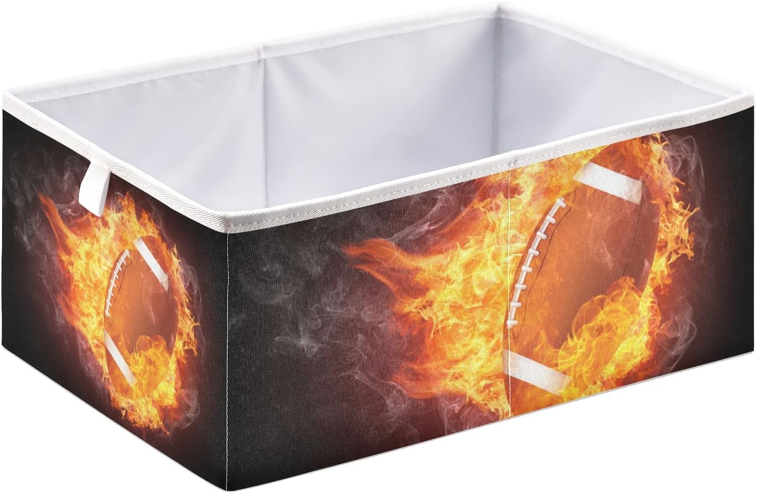 RunningBear Fire Flame Storage Basket for Kids Toys and Clothes