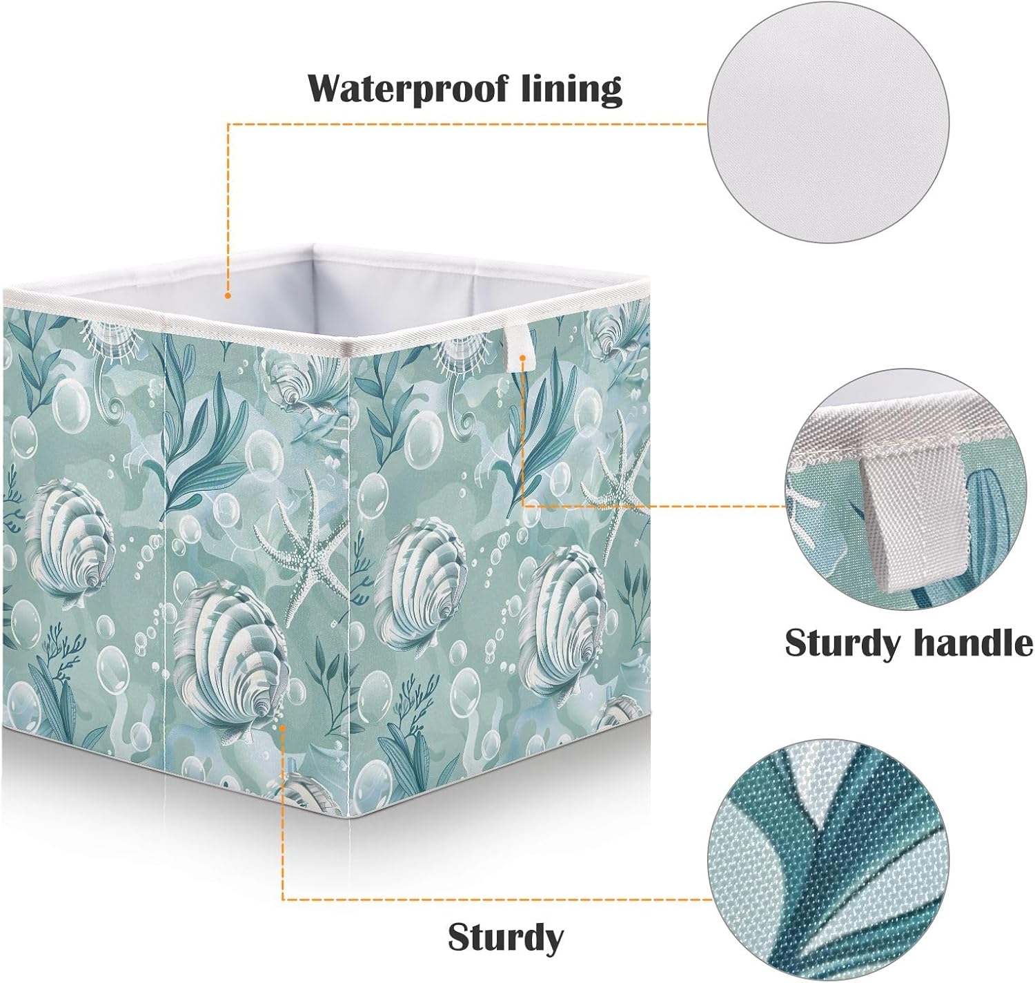 Senya Large Foldable Storage Bin for Home Office