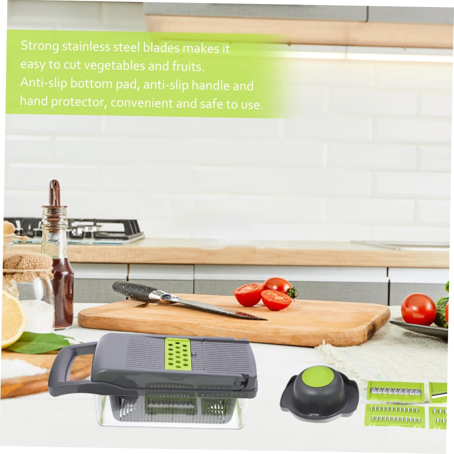 7 in 1 Vegetable Slicer with anti-slip