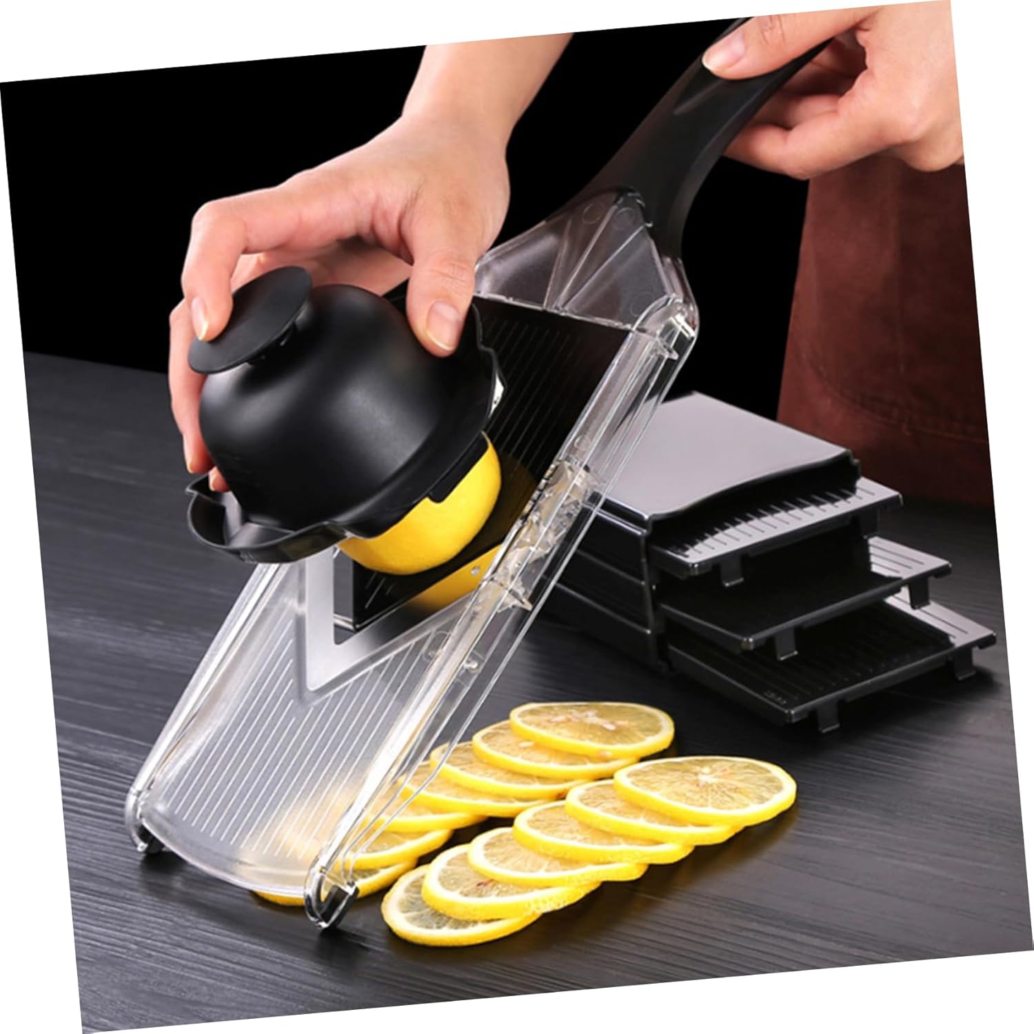 Multifunctional Vegetable Lemon Slicer with Stainless Steel cutter