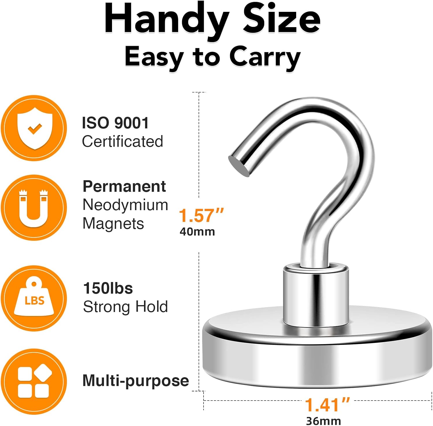 Strong Magnetic Hooks DeathsDurable Heavy Duty