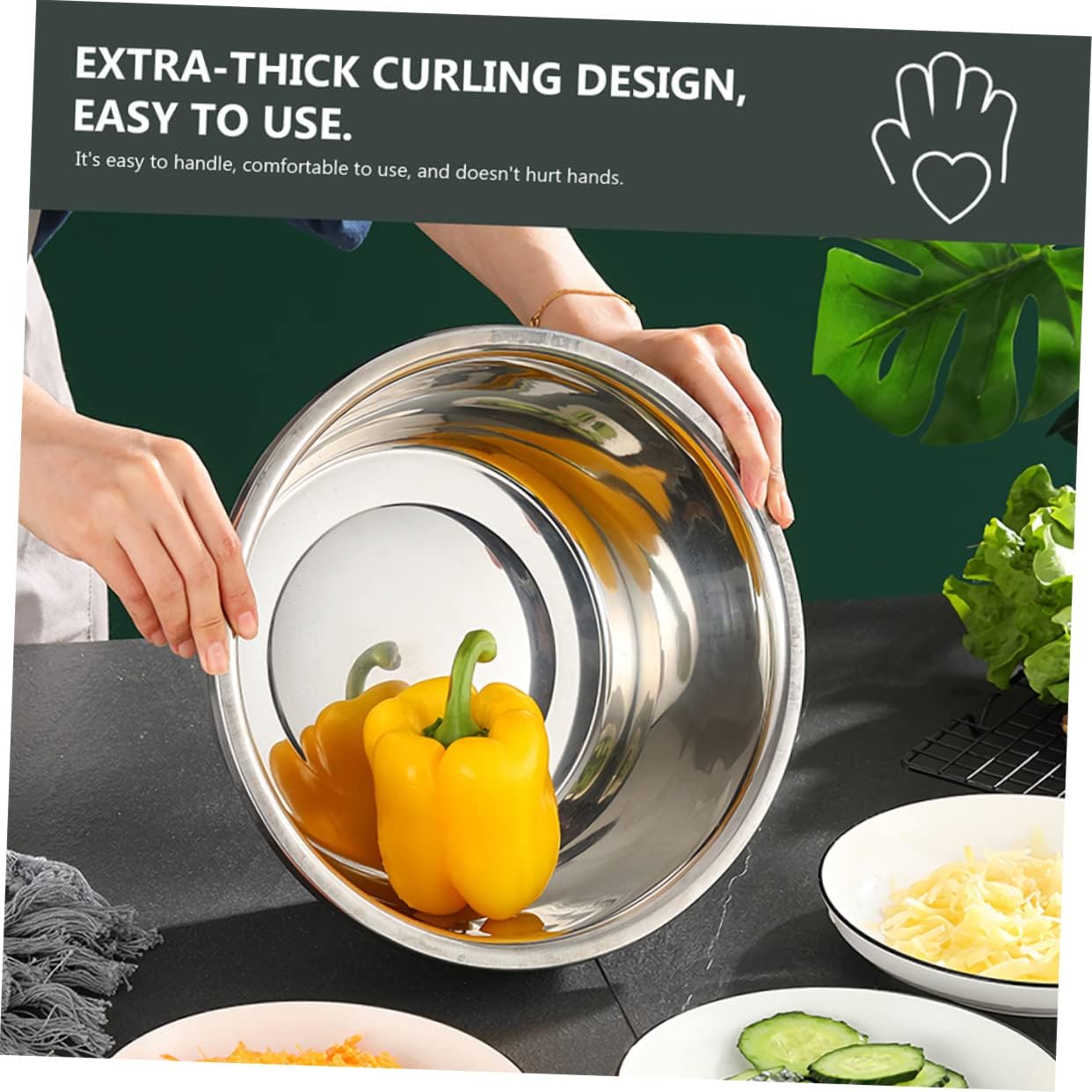 OFFSCHStainless Steel Grater Basin for Kitchen UseMulti-functional Food Washer Slicer Tool