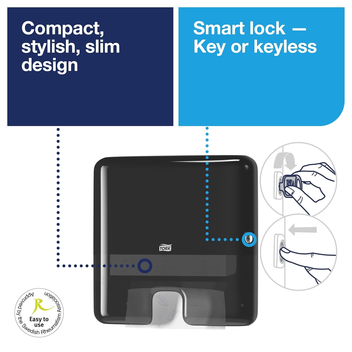 Tork Xpress Hand Towel Dispenser Black
