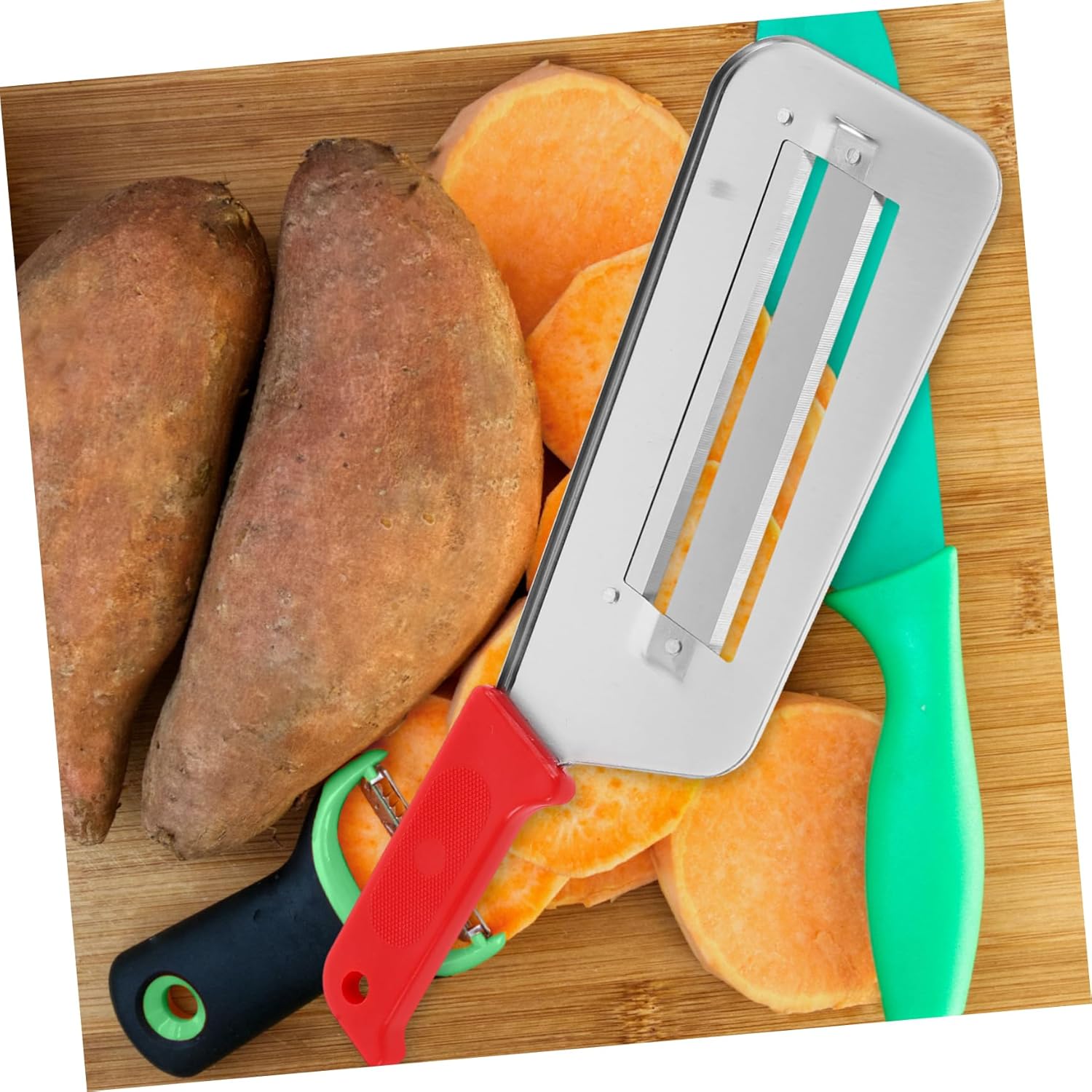 Cabilock Red Handle Vegetable Slicer