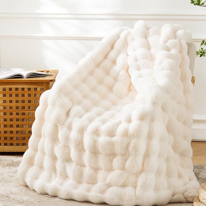 Faux Fur Throw Blanket